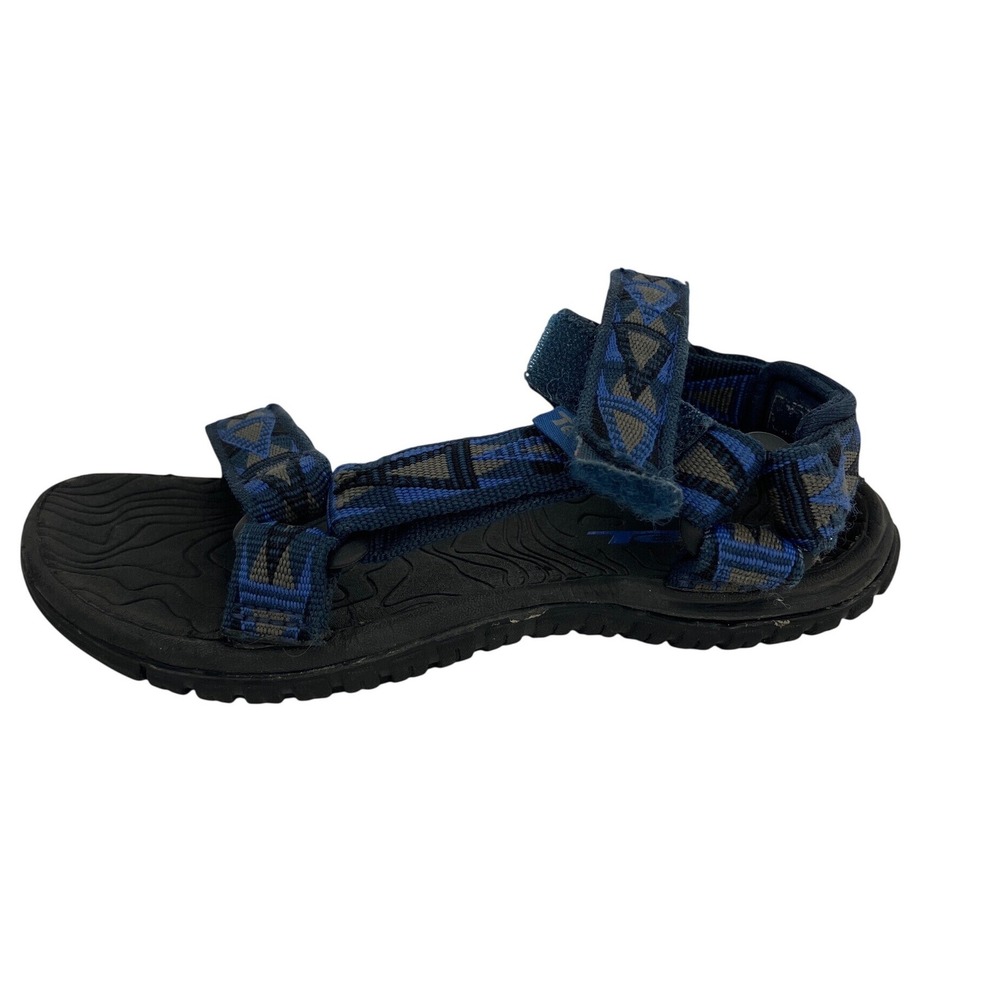 Teva Hurricane XLT2 Sport Sandals‎ Kids Size 12 Blue Excellent Geometric Strappy